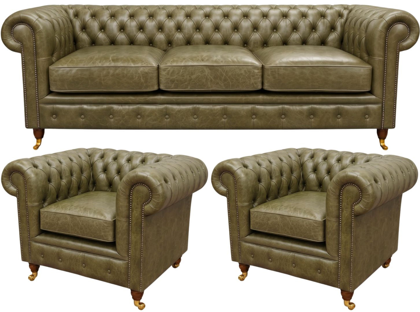 The Dorchester Chesterfield 3 Piece Suite