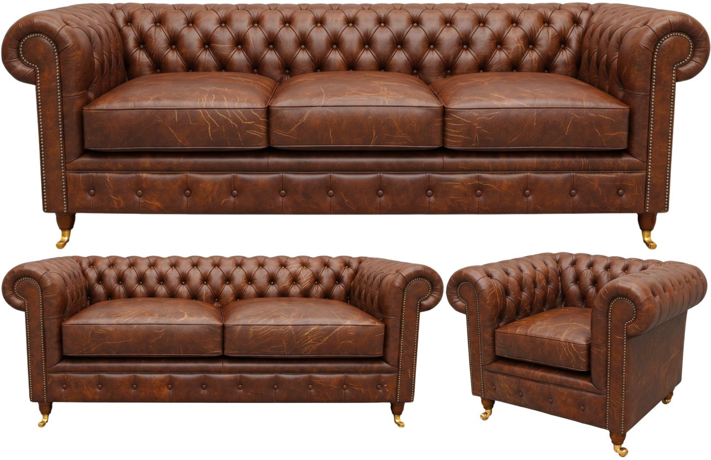 The Dorchester Chesterfield 3 Piece Suite