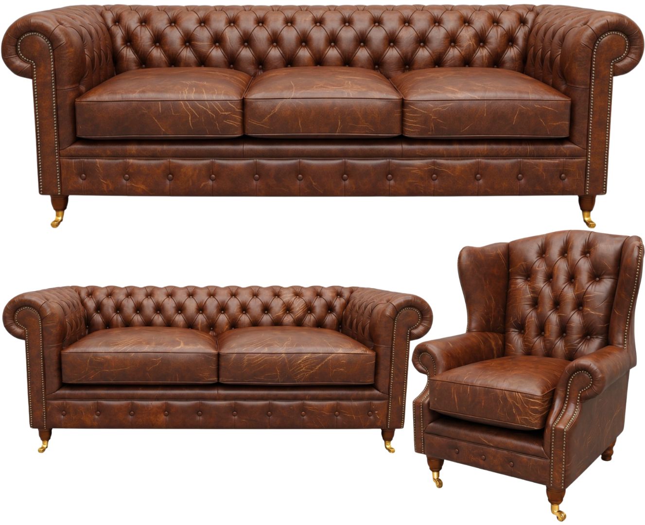 The Dorchester Chesterfield 3 Piece Suite