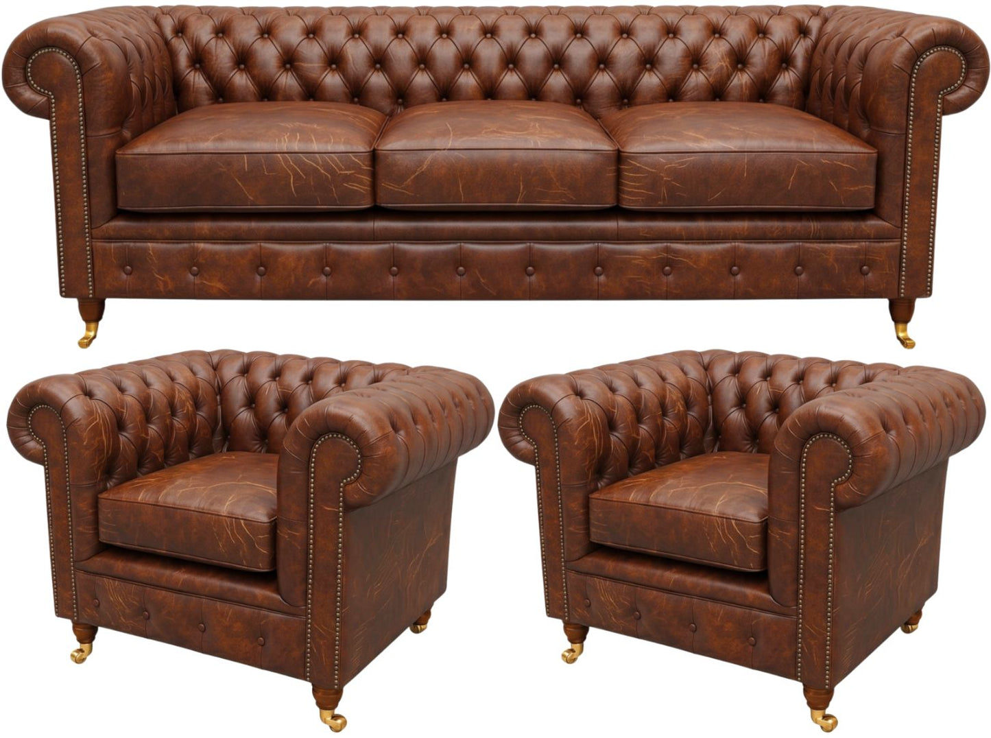 The Dorchester Chesterfield 3 Piece Suite