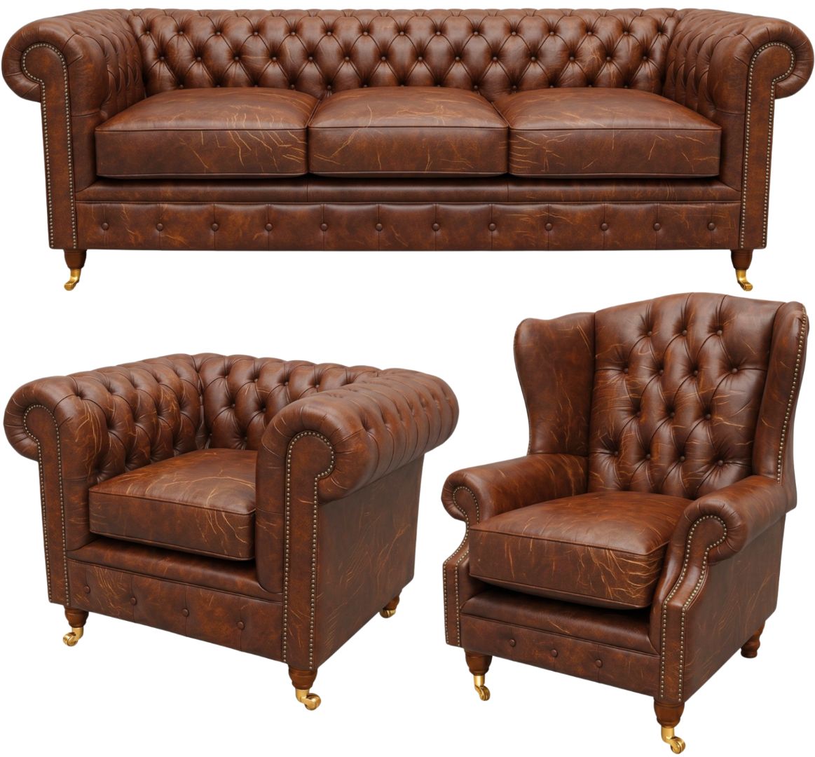 The Dorchester Chesterfield 3 Piece Suite