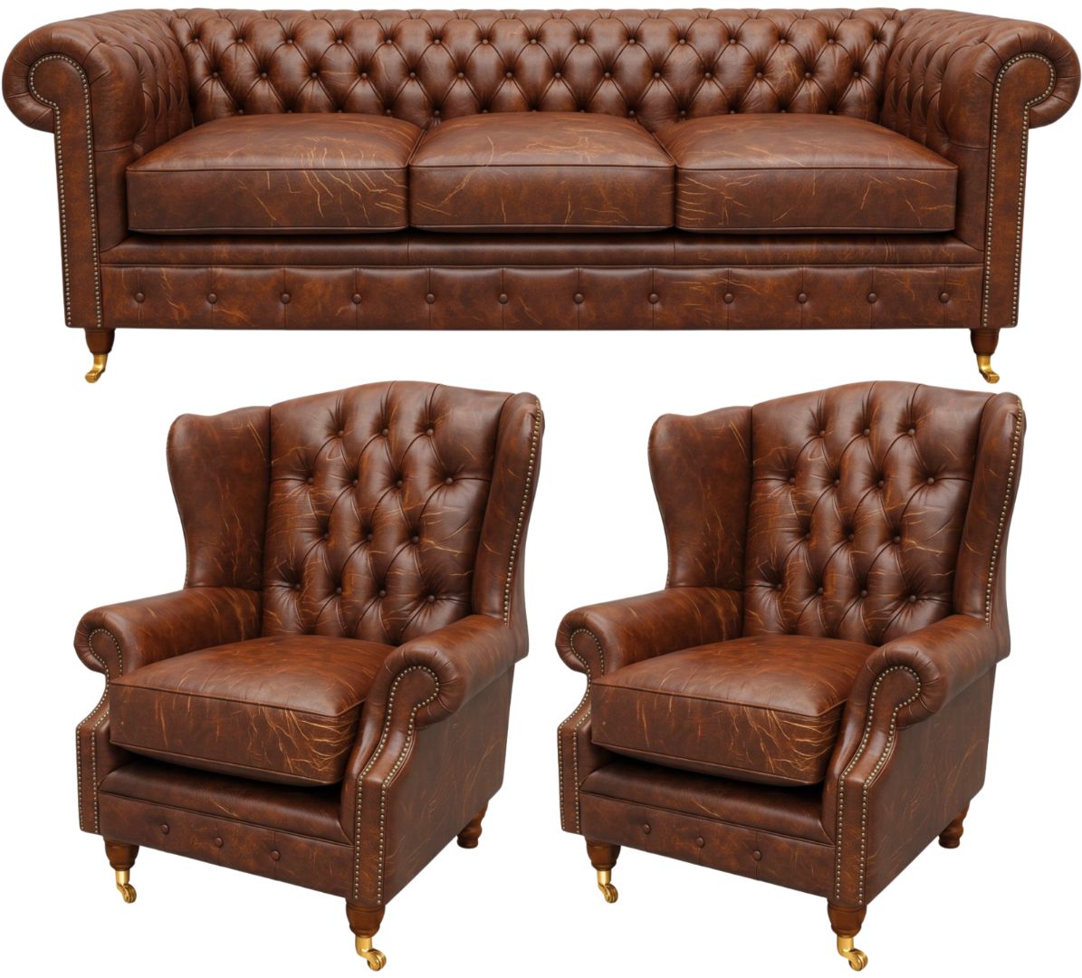 The Dorchester Chesterfield 3 Piece Suite