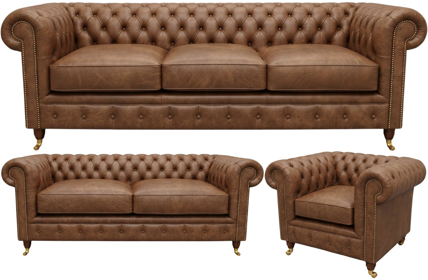 The Dorchester Chesterfield 3 Piece Suite