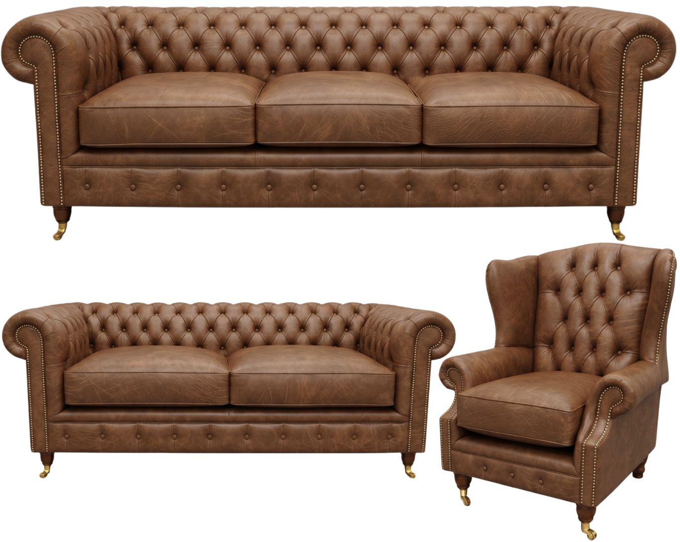 The Dorchester Chesterfield 3 Piece Suite