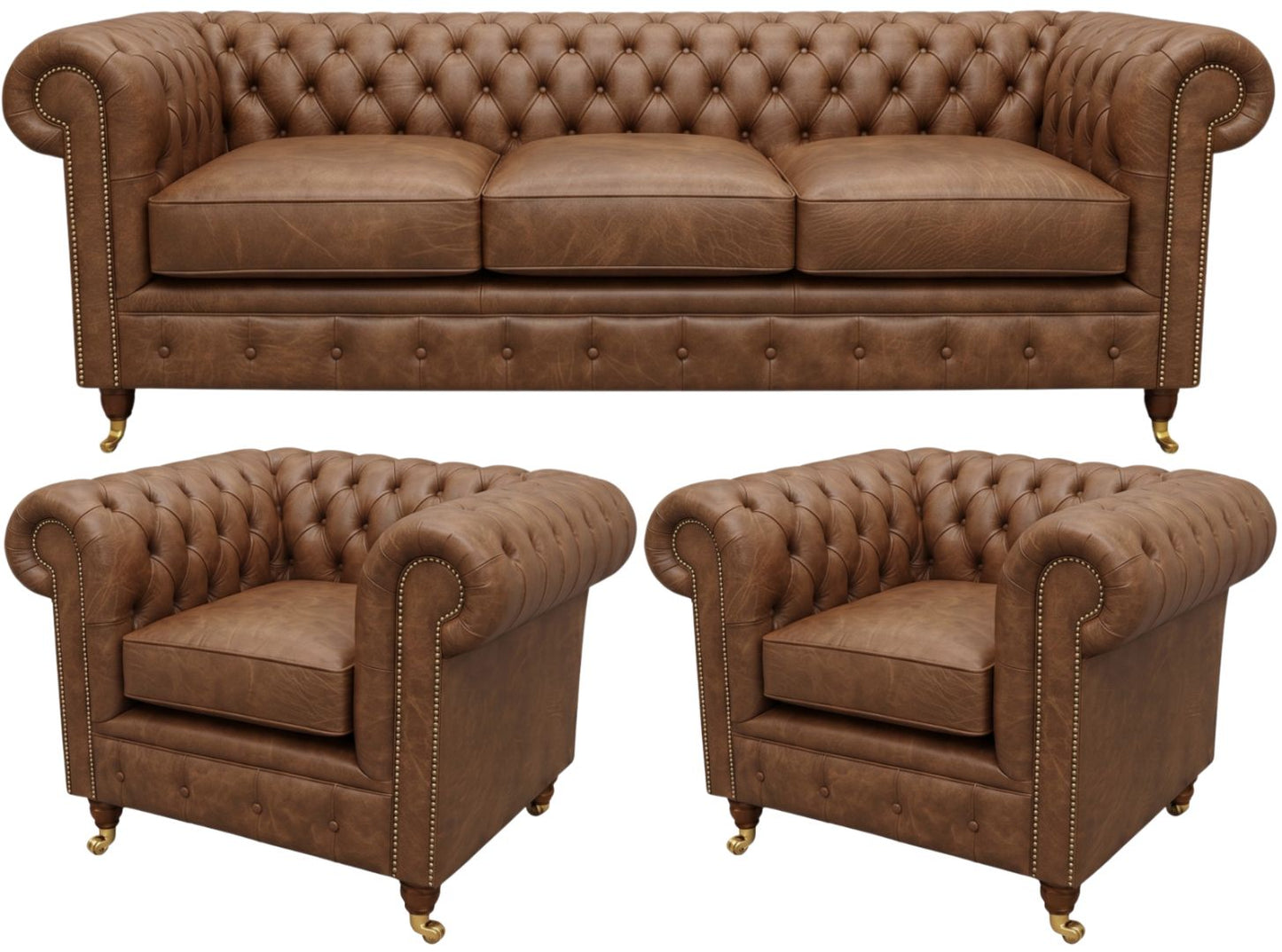 The Dorchester Chesterfield 3 Piece Suite
