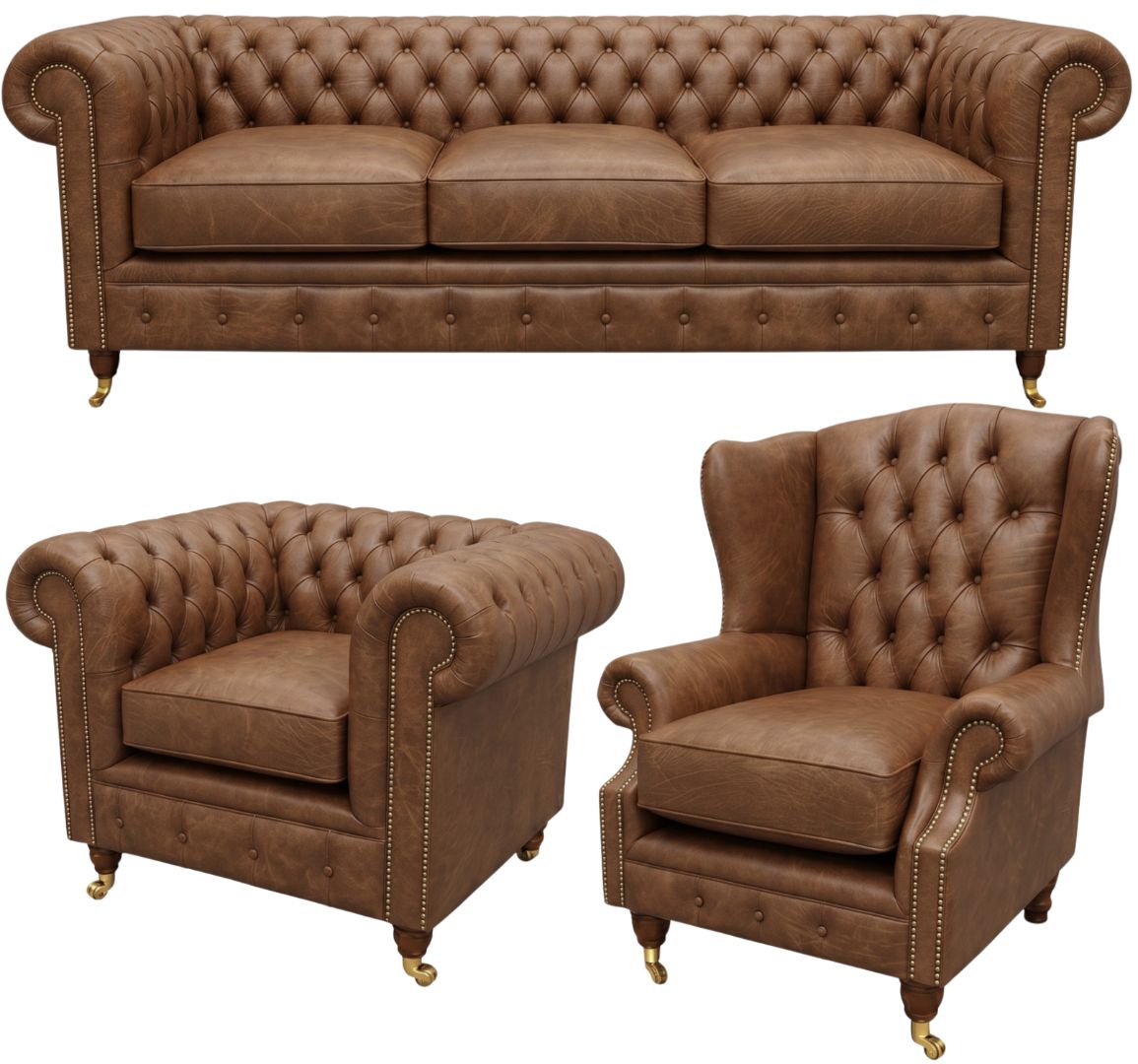 The Dorchester Chesterfield 3 Piece Suite