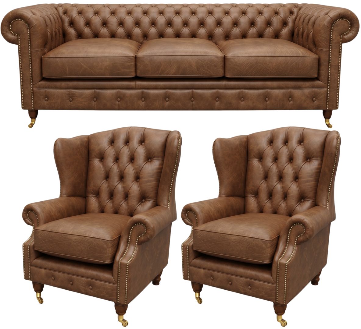 The Dorchester Chesterfield 3 Piece Suite