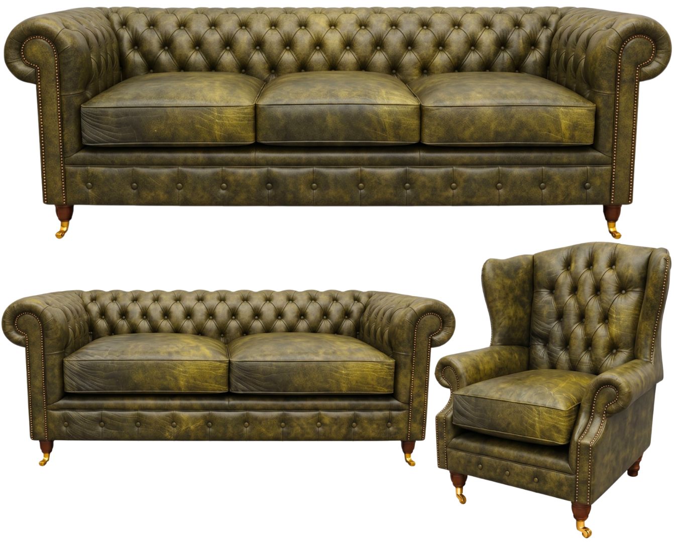 The Dorchester Chesterfield 3 Piece Suite