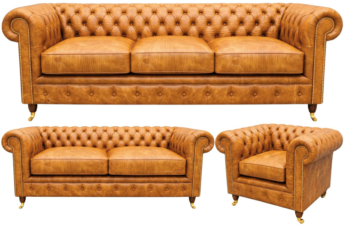 The Dorchester Chesterfield 3 Piece Suite