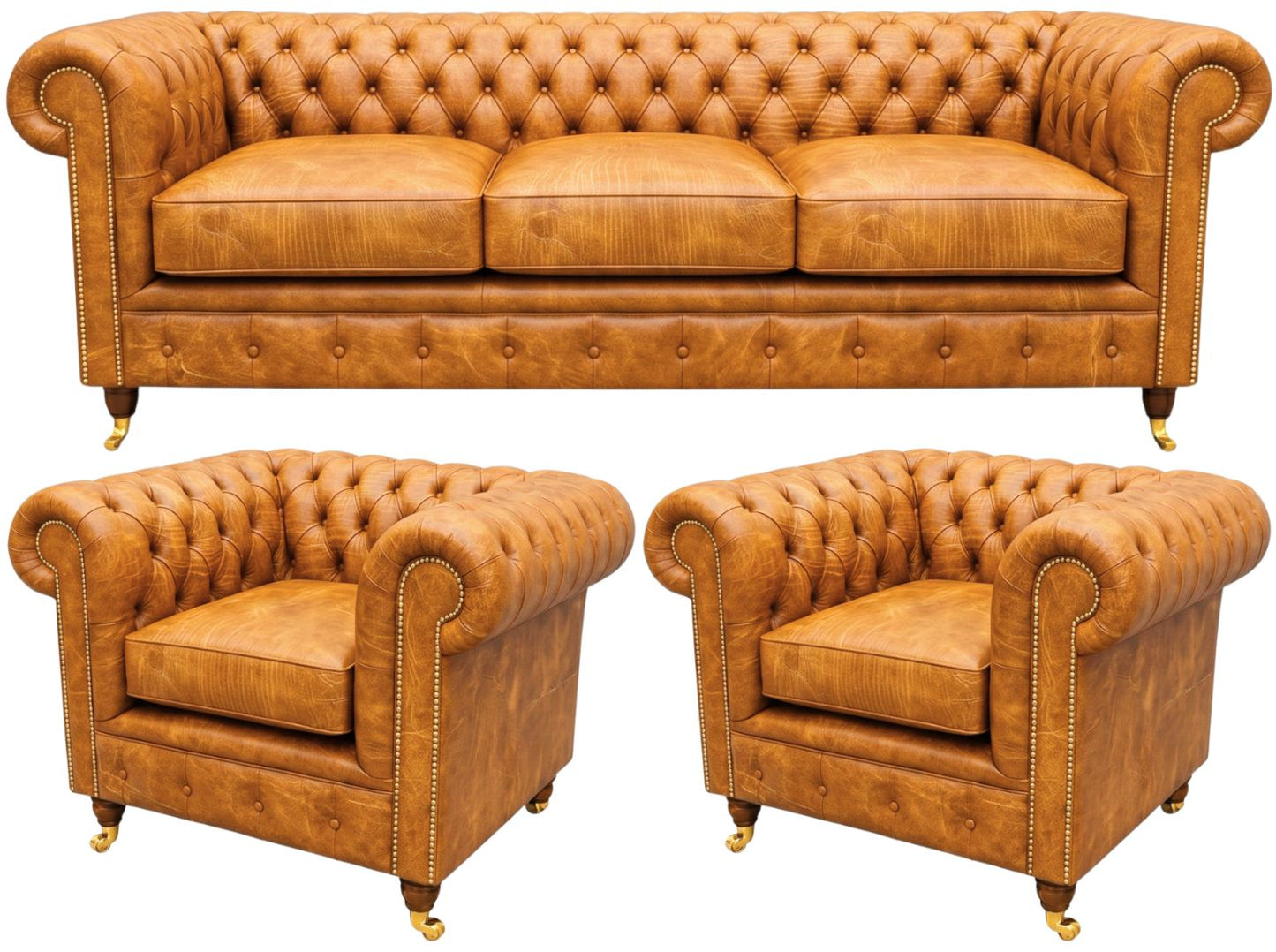 The Dorchester Chesterfield 3 Piece Suite