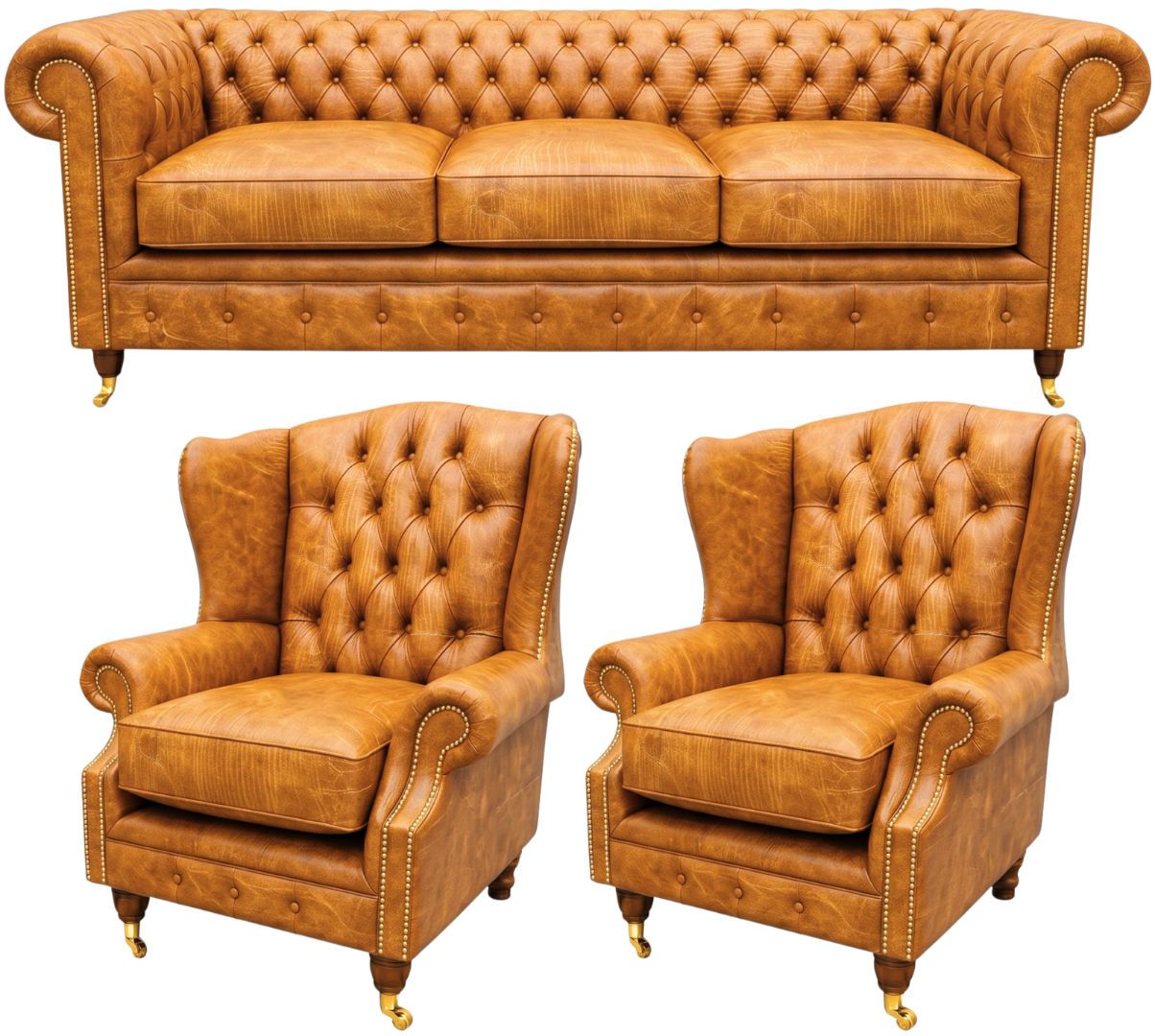 The Dorchester Chesterfield 3 Piece Suite