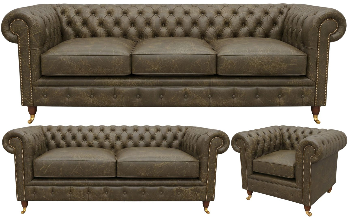 The Dorchester Chesterfield 3 Piece Suite