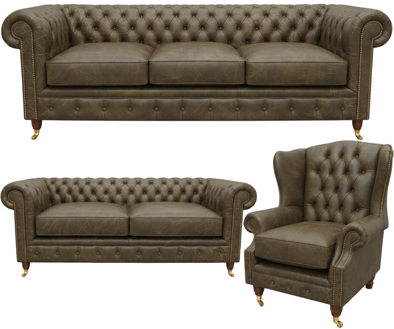 The Dorchester Chesterfield 3 Piece Suite