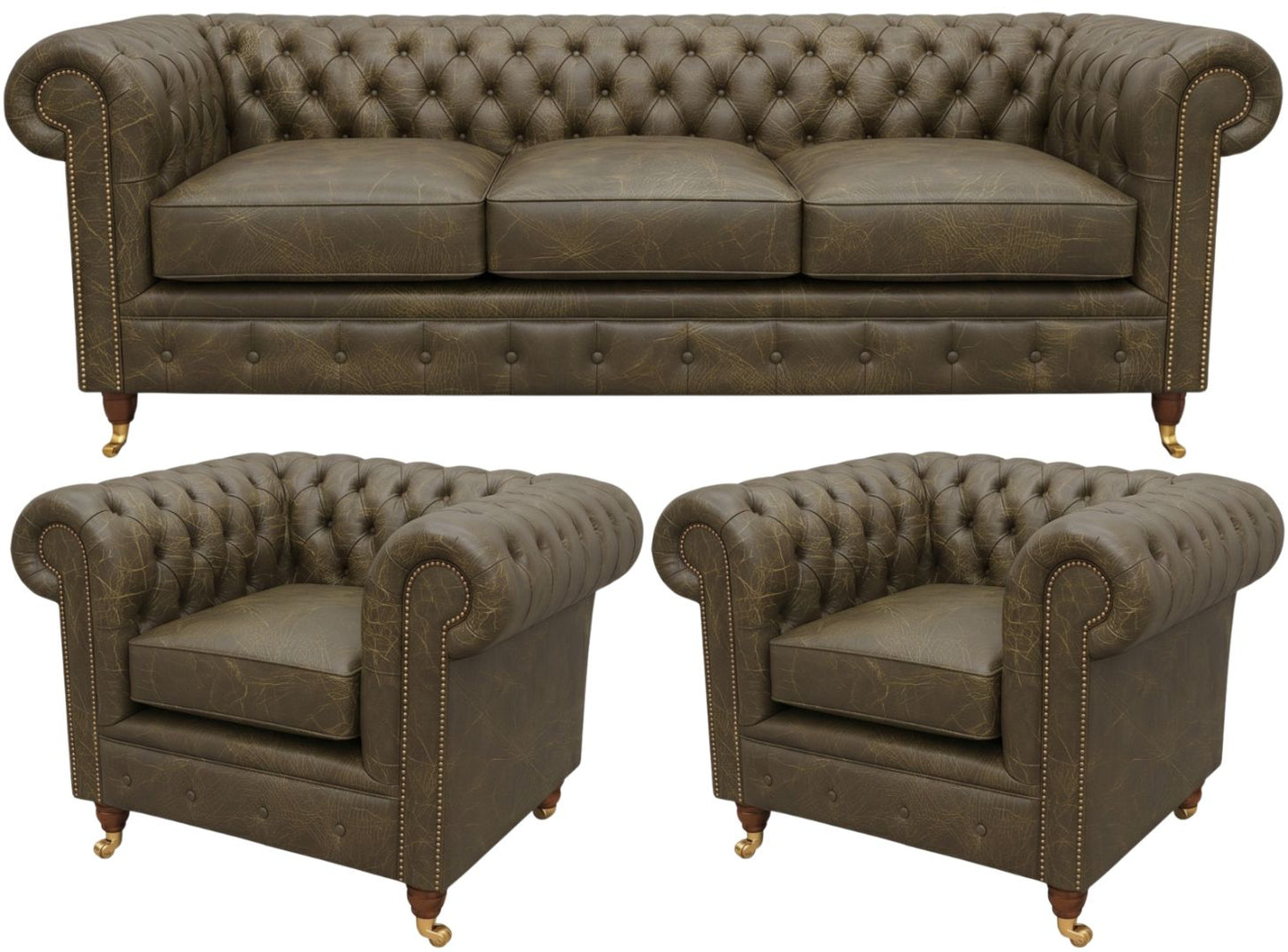 The Dorchester Chesterfield 3 Piece Suite