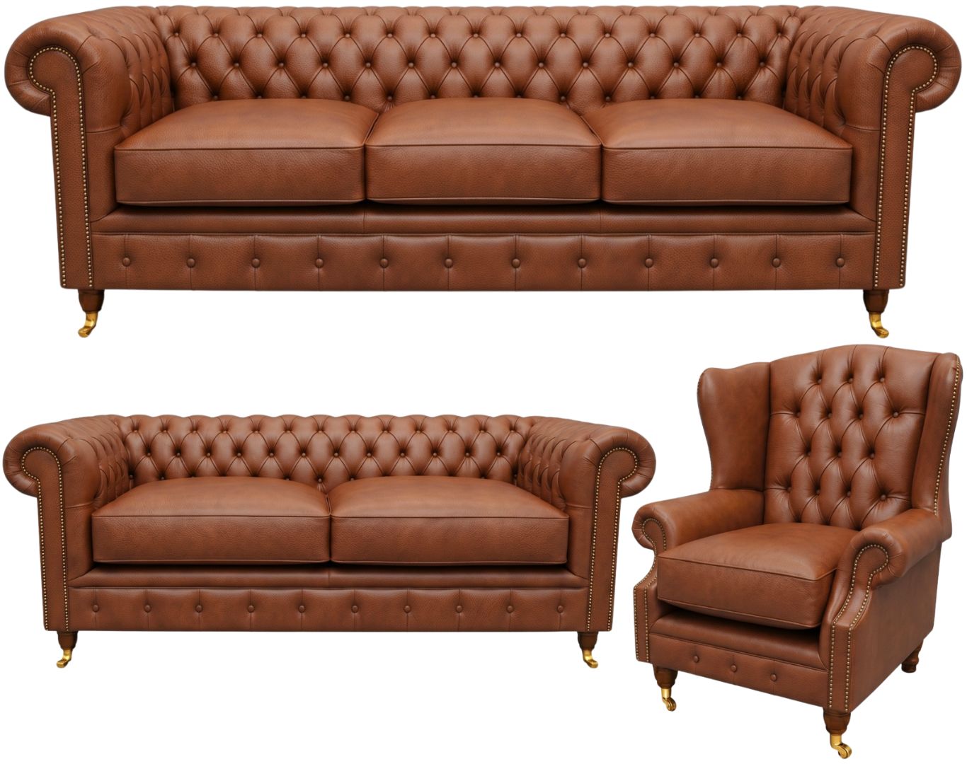 The Dorchester Chesterfield 3 Piece Suite