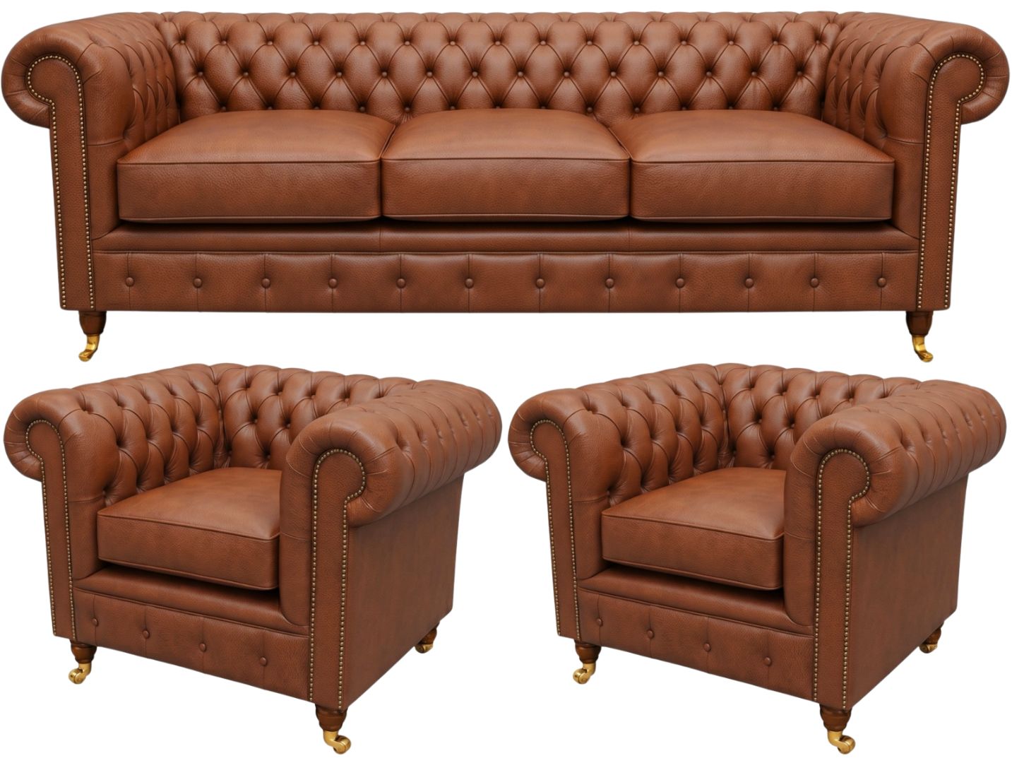 The Dorchester Chesterfield 3 Piece Suite