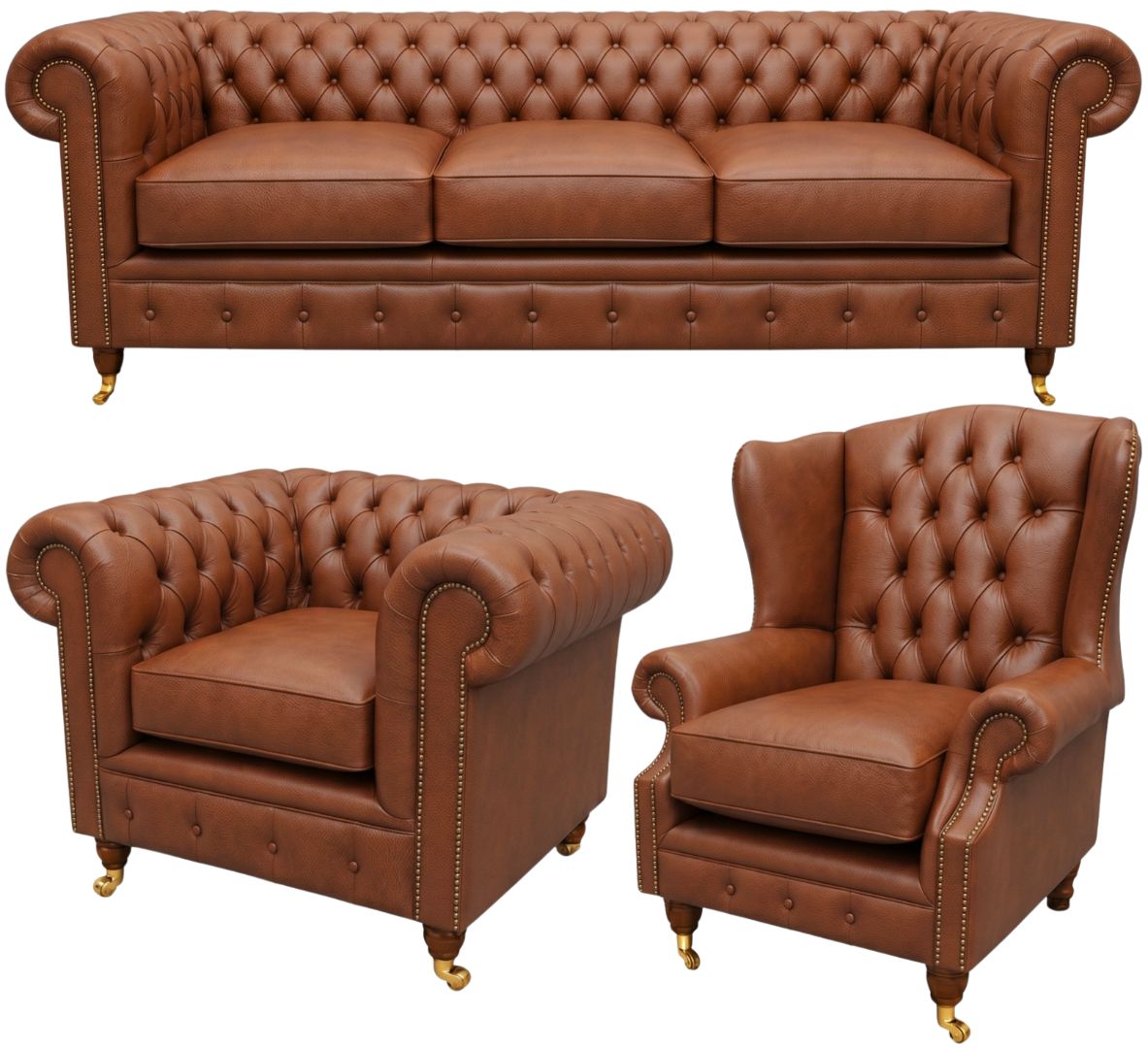 The Dorchester Chesterfield 3 Piece Suite