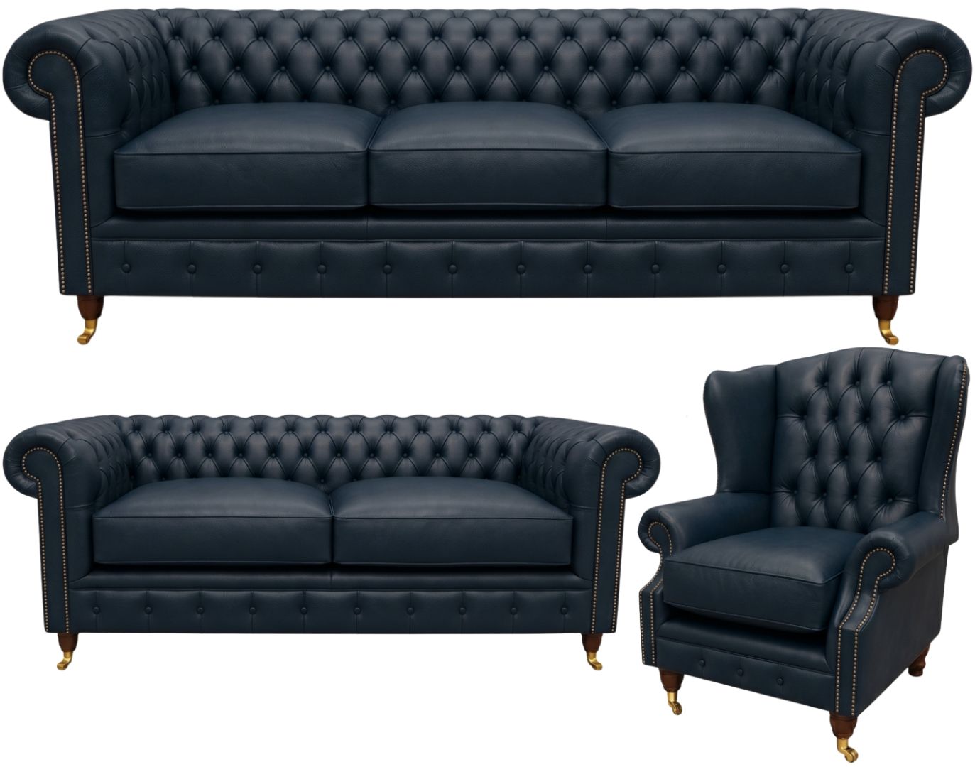 The Dorchester Chesterfield 3 Piece Suite