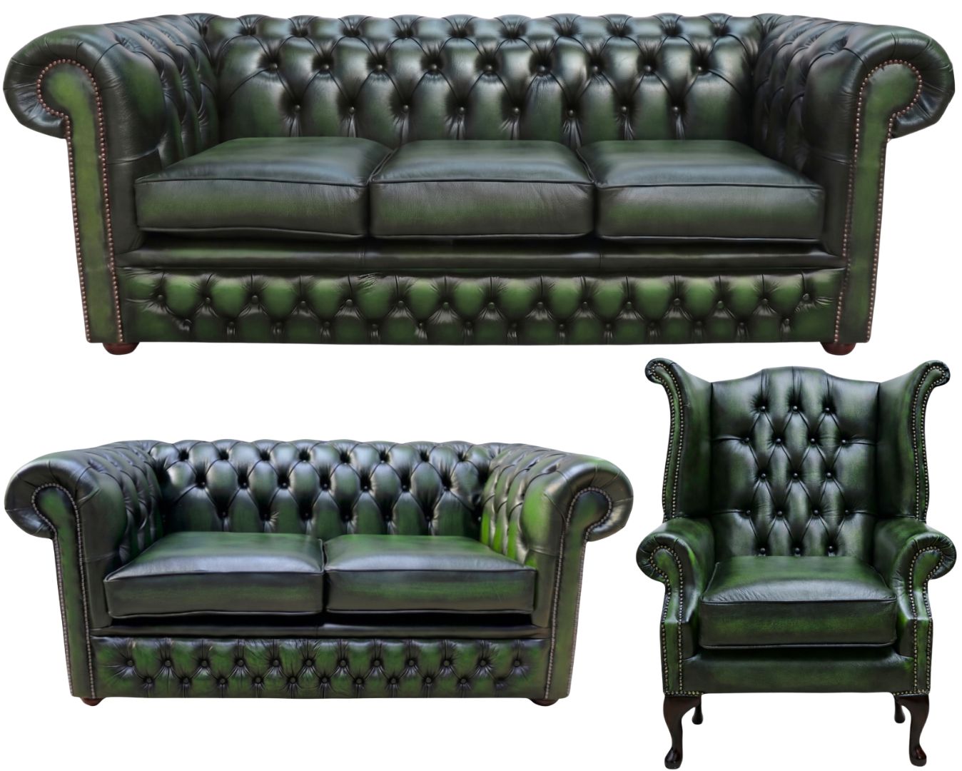 The Durham Chesterfield 3 Piece Suite
