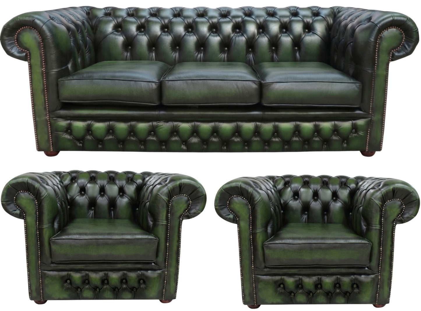 The Durham Chesterfield 3 Piece Suite