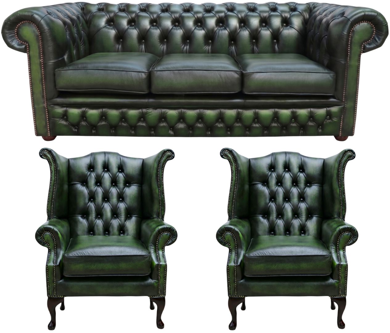The Durham Chesterfield 3 Piece Suite