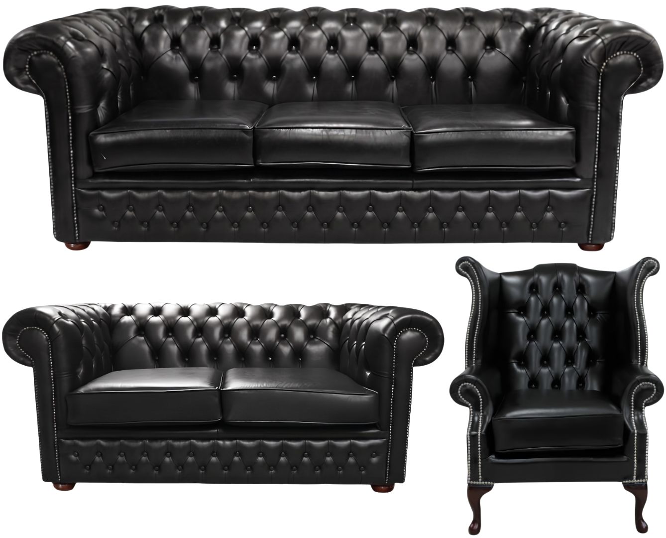 The Durham Chesterfield 3 Piece Suite