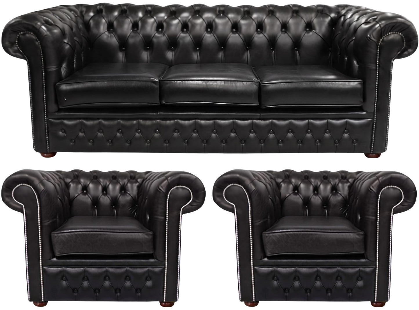 The Durham Chesterfield 3 Piece Suite