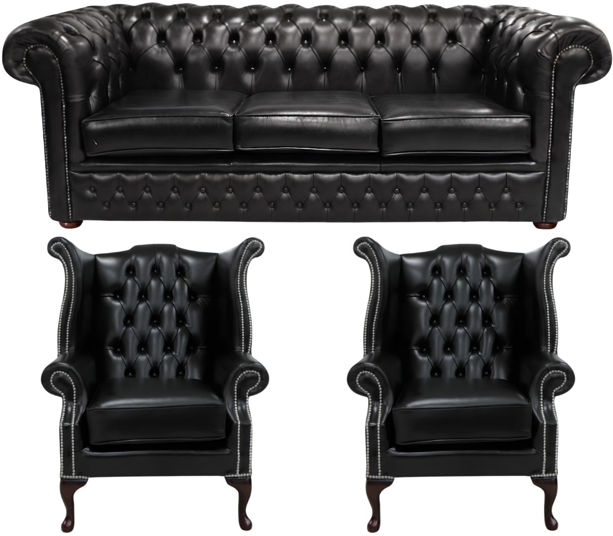 The Durham Chesterfield 3 Piece Suite