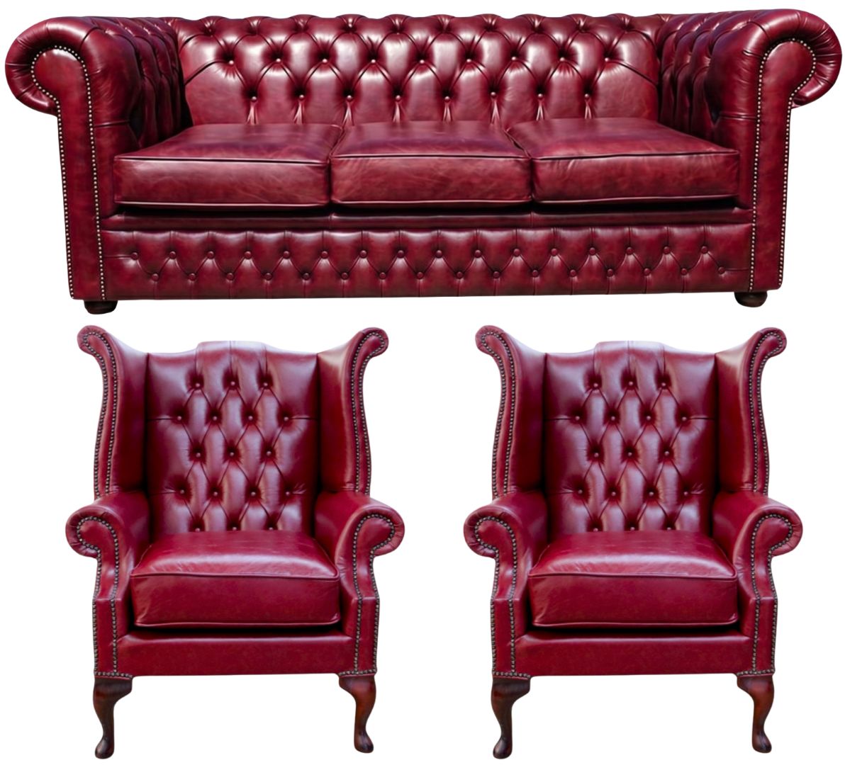 The Durham Chesterfield 3 Piece Suite