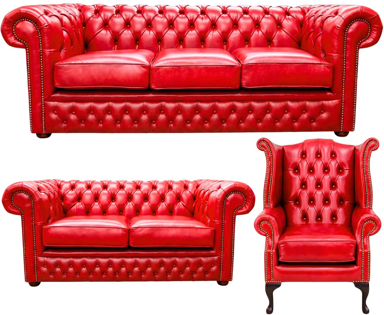 The Durham Chesterfield 3 Piece Suite