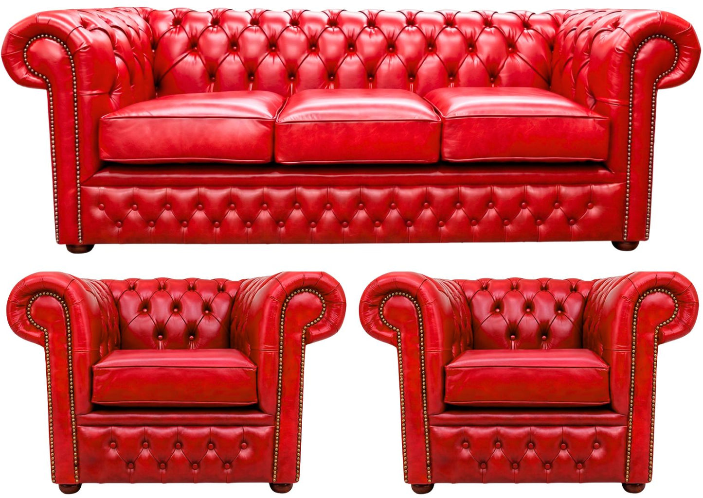 The Durham Chesterfield 3 Piece Suite