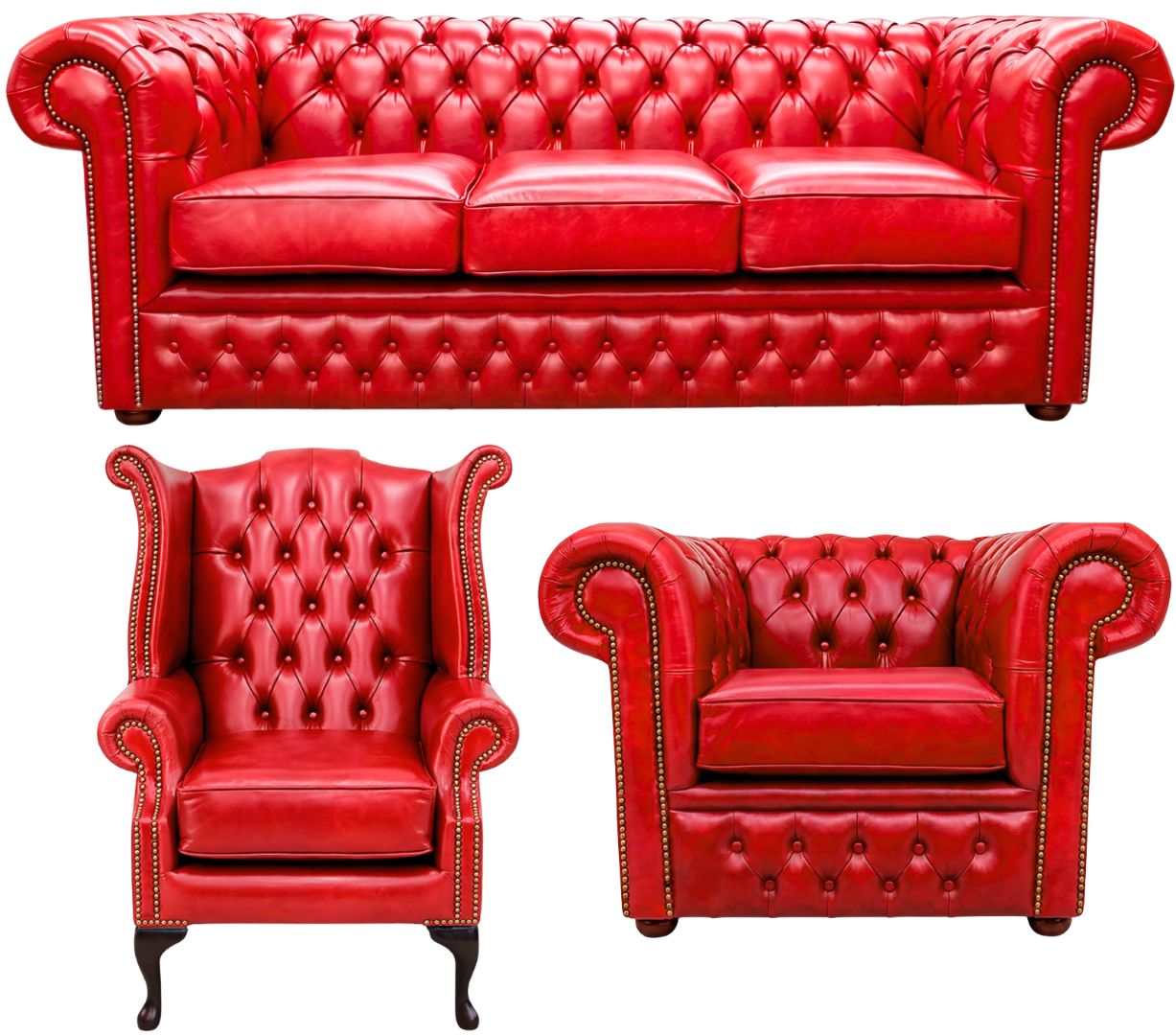 The Durham Chesterfield 3 Piece Suite