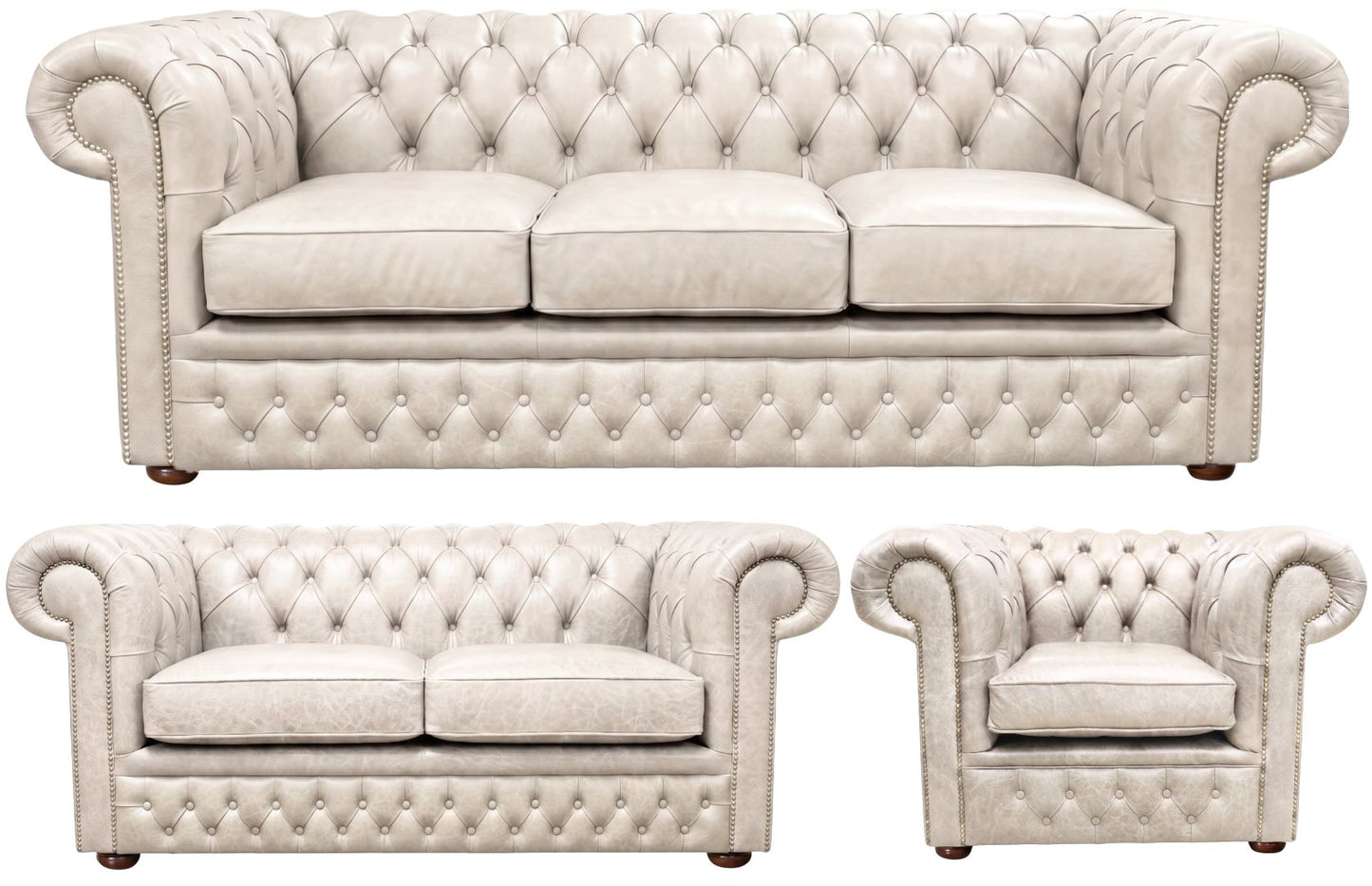 The Durham Chesterfield 3 Piece Suite