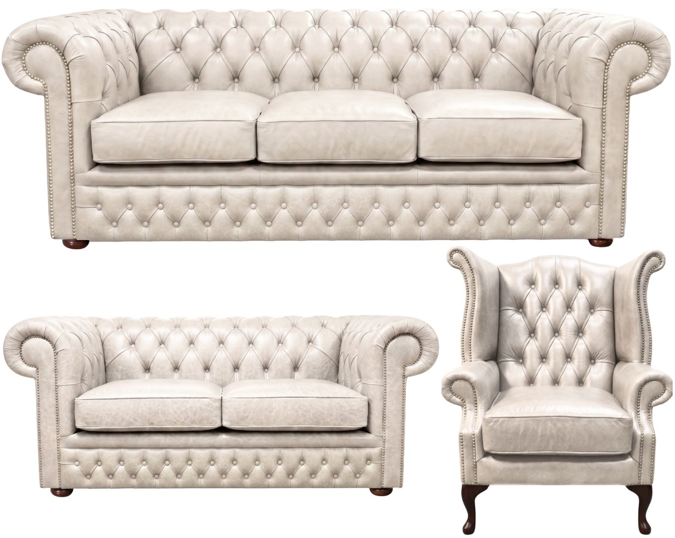 The Durham Chesterfield 3 Piece Suite