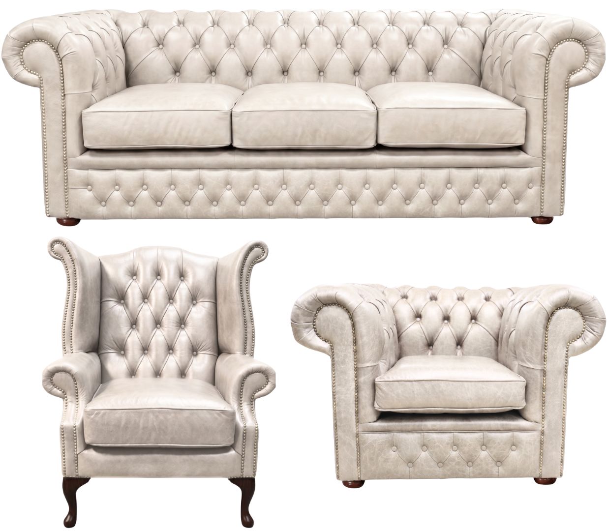 The Durham Chesterfield 3 Piece Suite