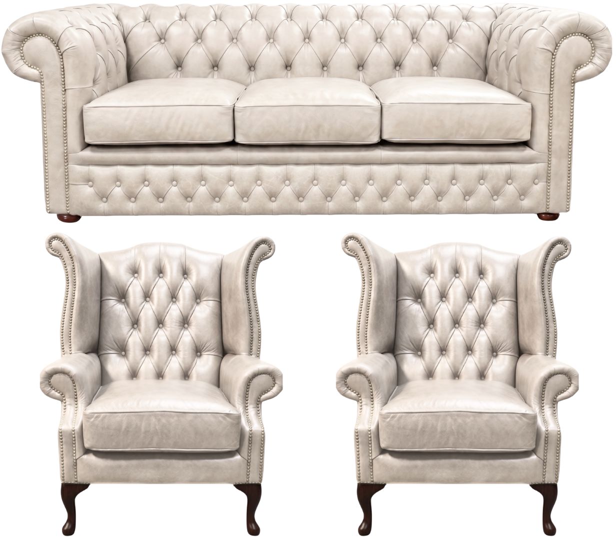 The Durham Chesterfield 3 Piece Suite