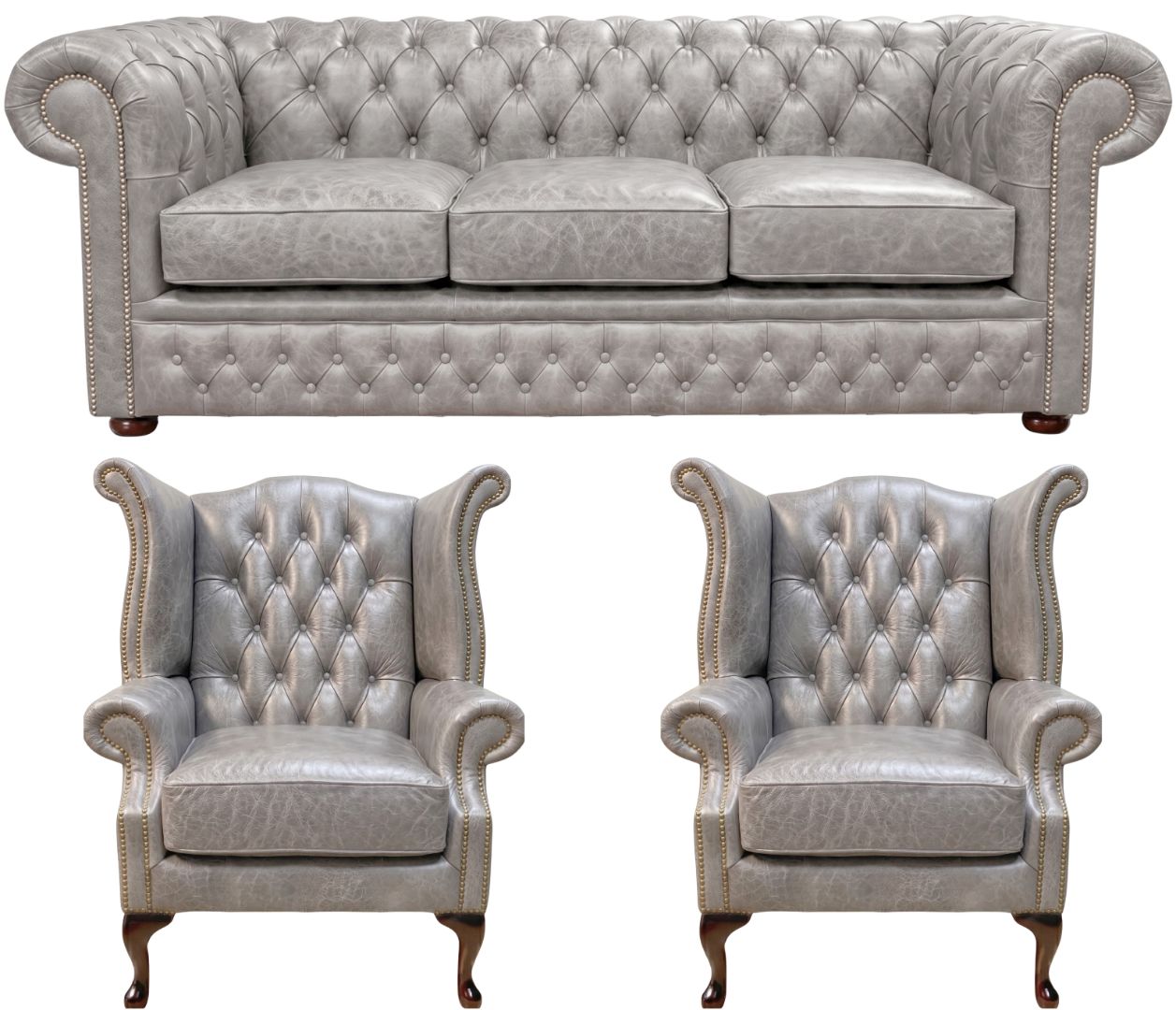 The Durham Chesterfield 3 Piece Suite