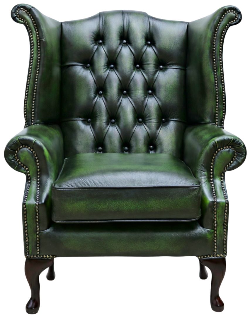 The Durham Chesterfield Queen Anne Chair