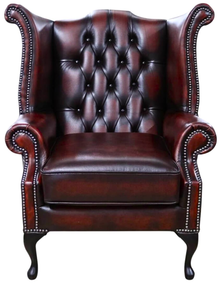 The Durham Chesterfield Queen Anne Chair