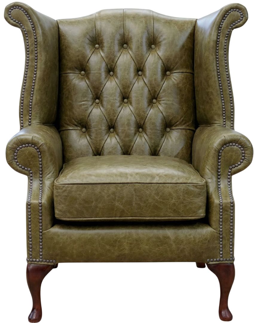 The Durham Chesterfield Queen Anne Chair
