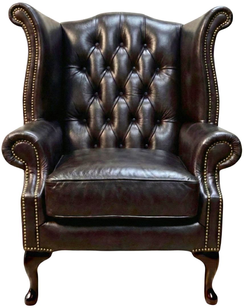 The Durham Chesterfield Queen Anne Chair