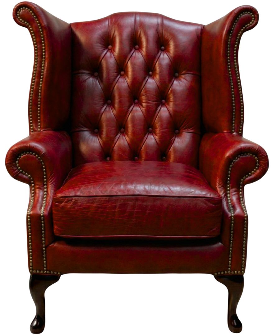 The Durham Chesterfield Queen Anne Chair