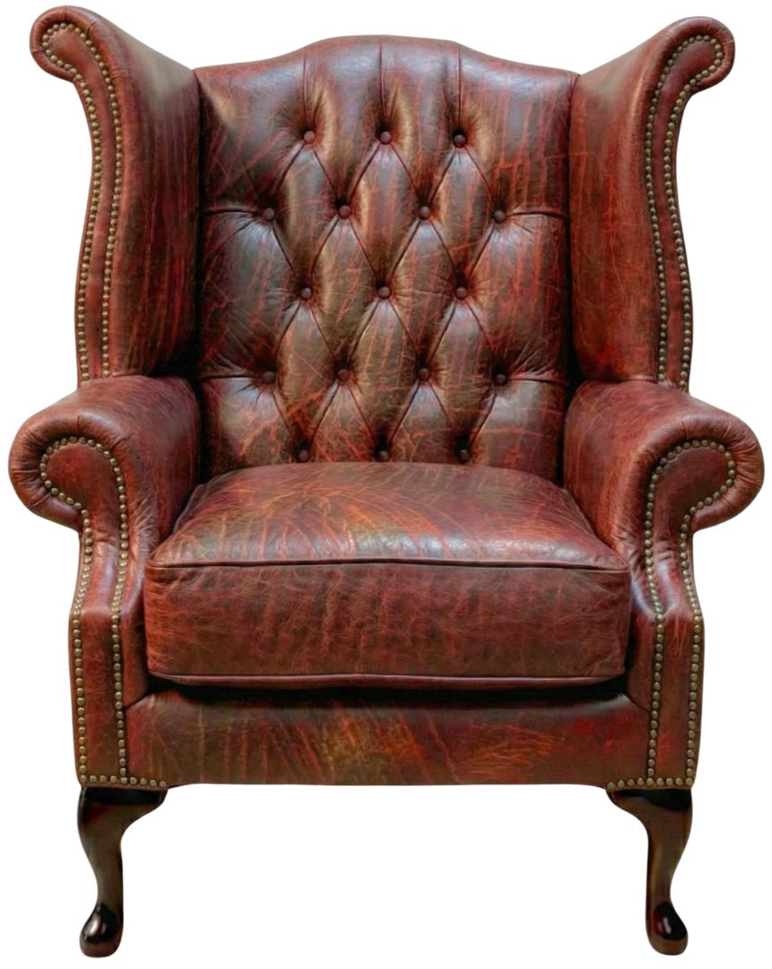 The Durham Chesterfield Queen Anne Chair