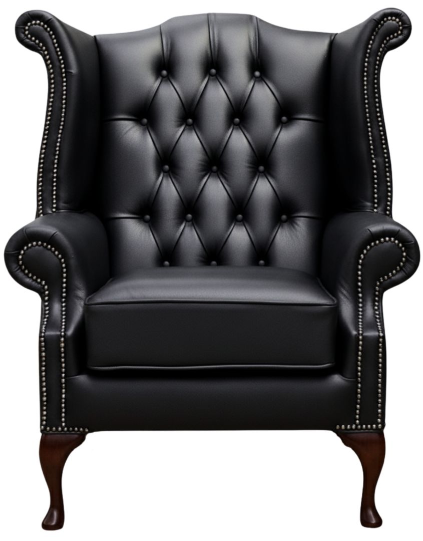The Durham Chesterfield Queen Anne Chair