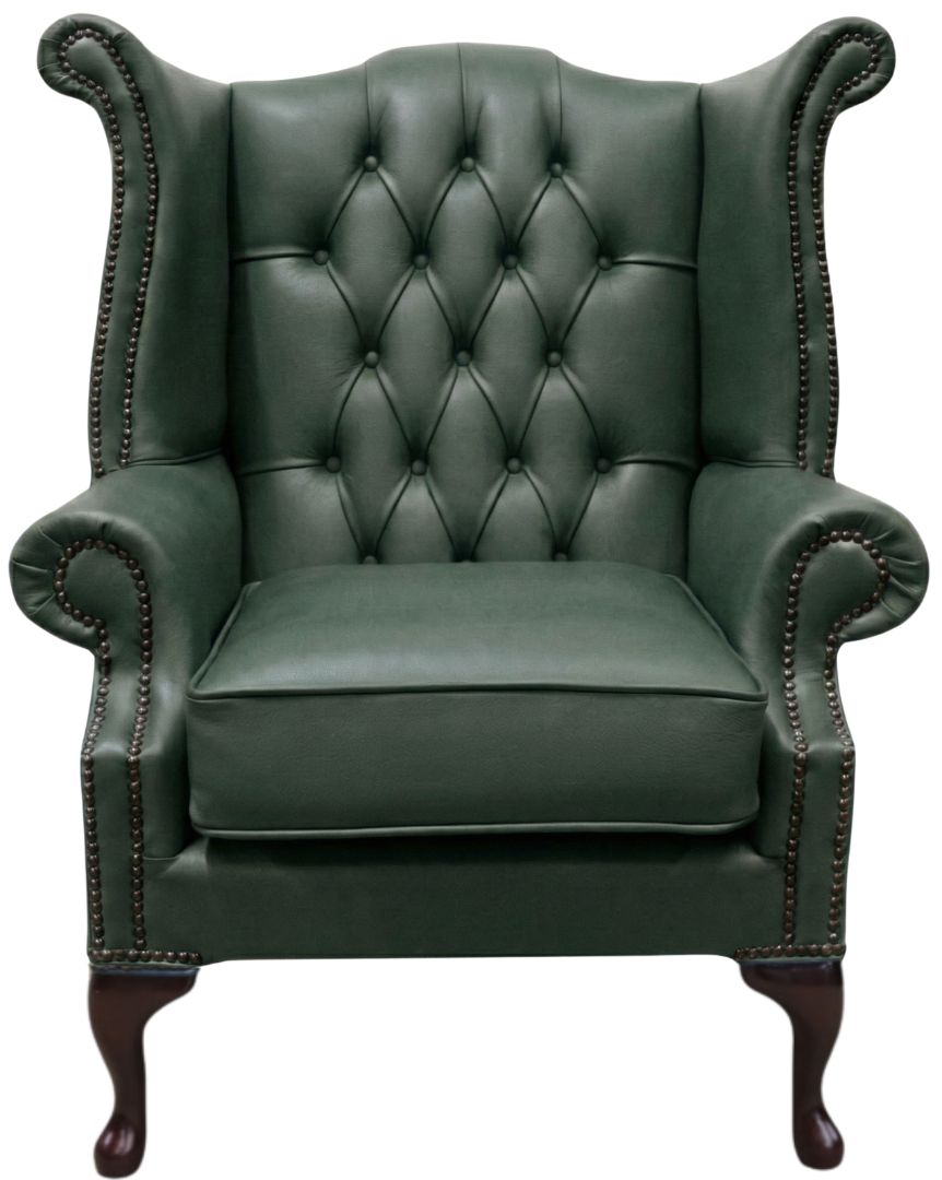 The Durham Chesterfield Queen Anne Chair