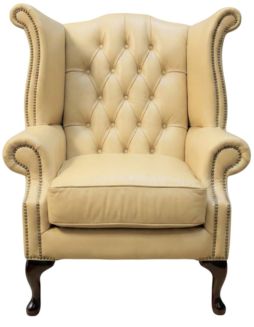 The Durham Chesterfield Queen Anne Chair