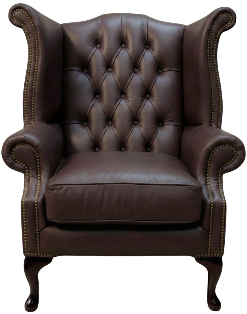 The Durham Chesterfield Queen Anne Chair
