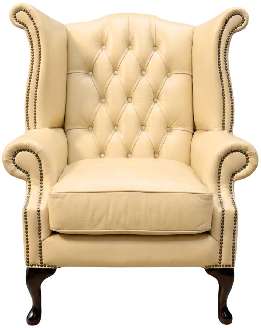The Durham Chesterfield Queen Anne Chair