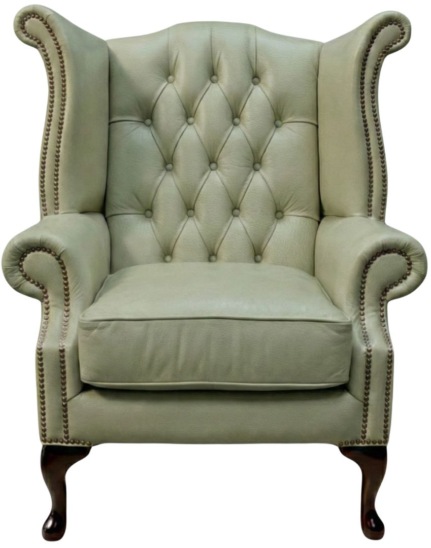 The Durham Chesterfield Queen Anne Chair