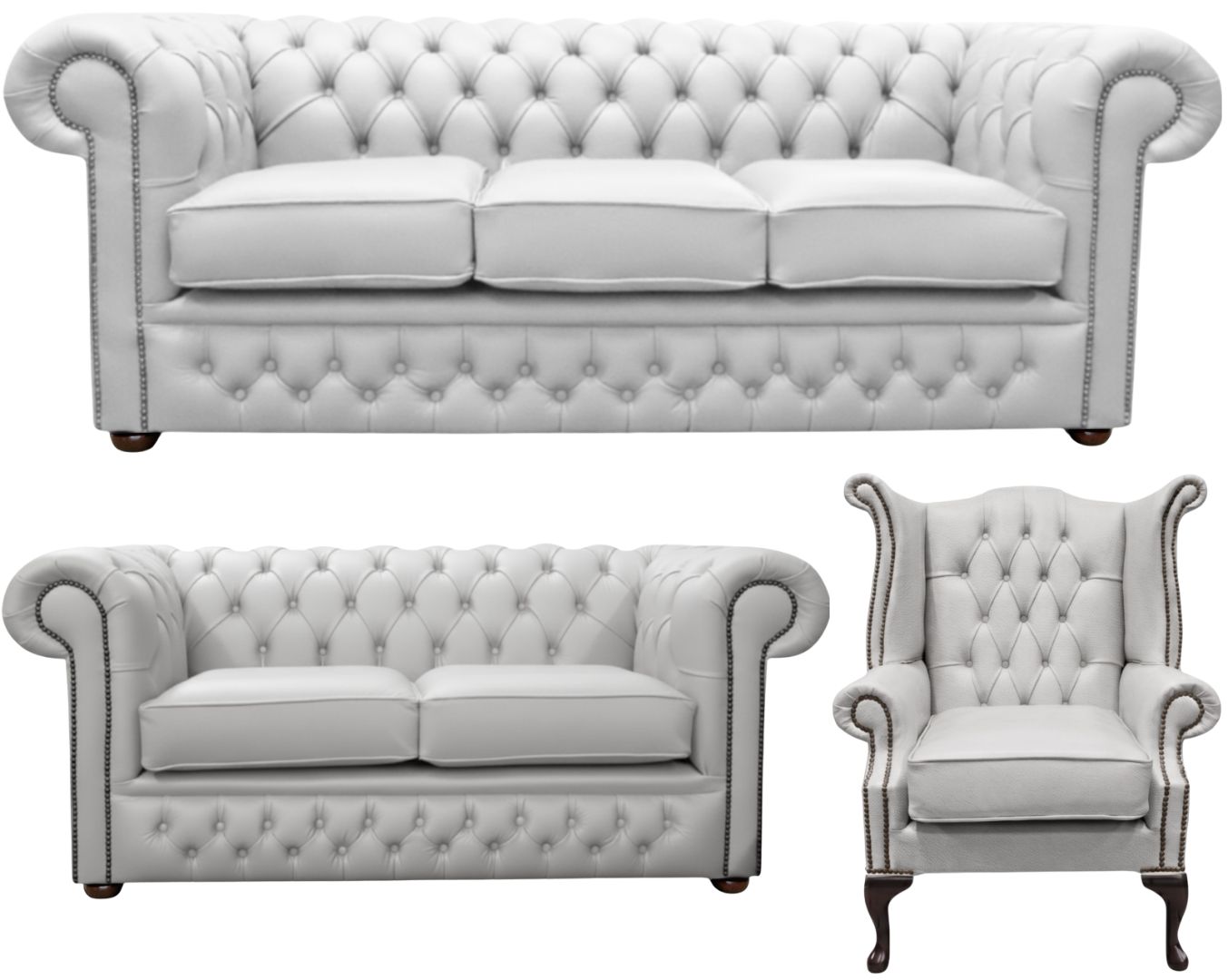 The Durham Chesterfield 3 Piece Suite